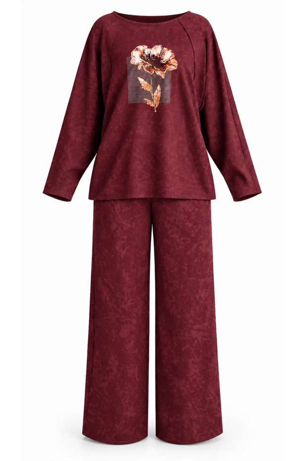 Table Printed Batik Tracksuit Set