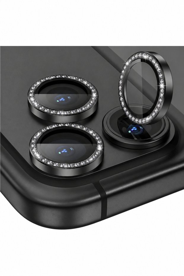 Diamond Stone Aluminum Camera Protection Lens Protector Tempered Glass Compatible with iPhone 18 Pro / iPhone 18 Pro Max