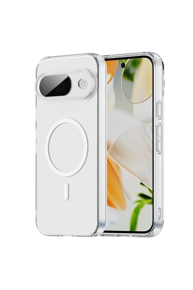 حافظة MagSafe لهاتف Google Pixel 9 شفافة غير قابلة للاصفرار [حافظة متوافقة مع Pixel 9 - شفافة]