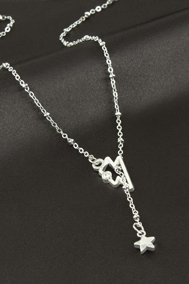 Lightning Star Y Necklace