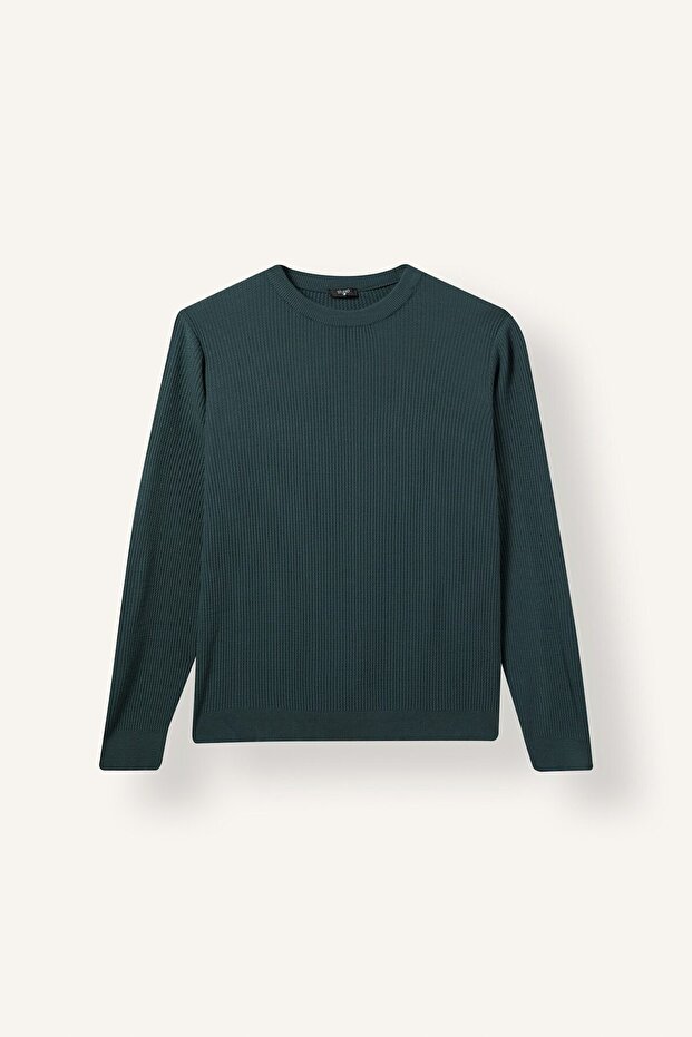 Standard Fit Crew Neck Basic Sweater H8887Ax26Au