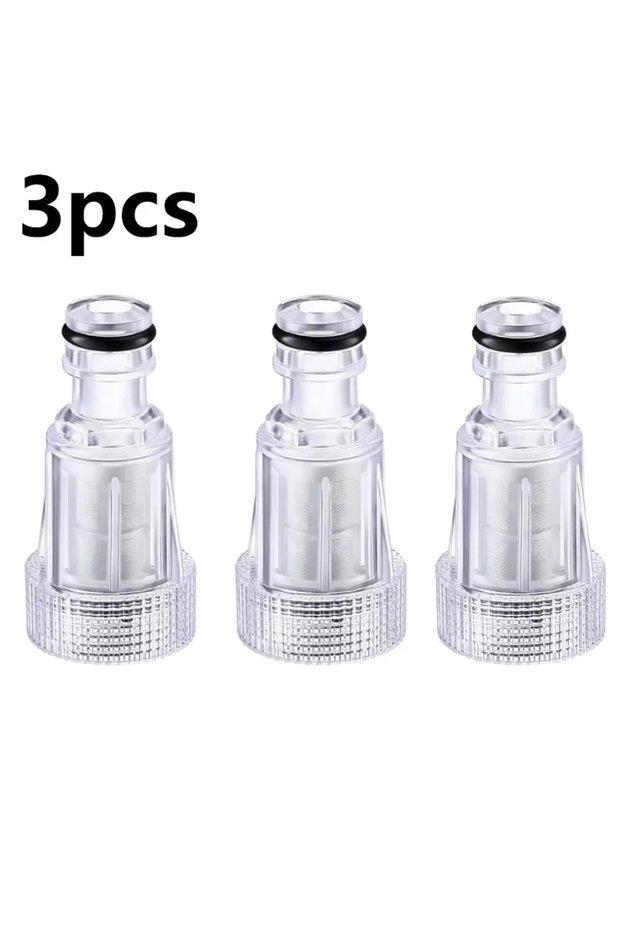 3PC High Pressure Washer Water Filter Inlet Connector Replacement Tool, Water Pump Inlet Hose, Garde