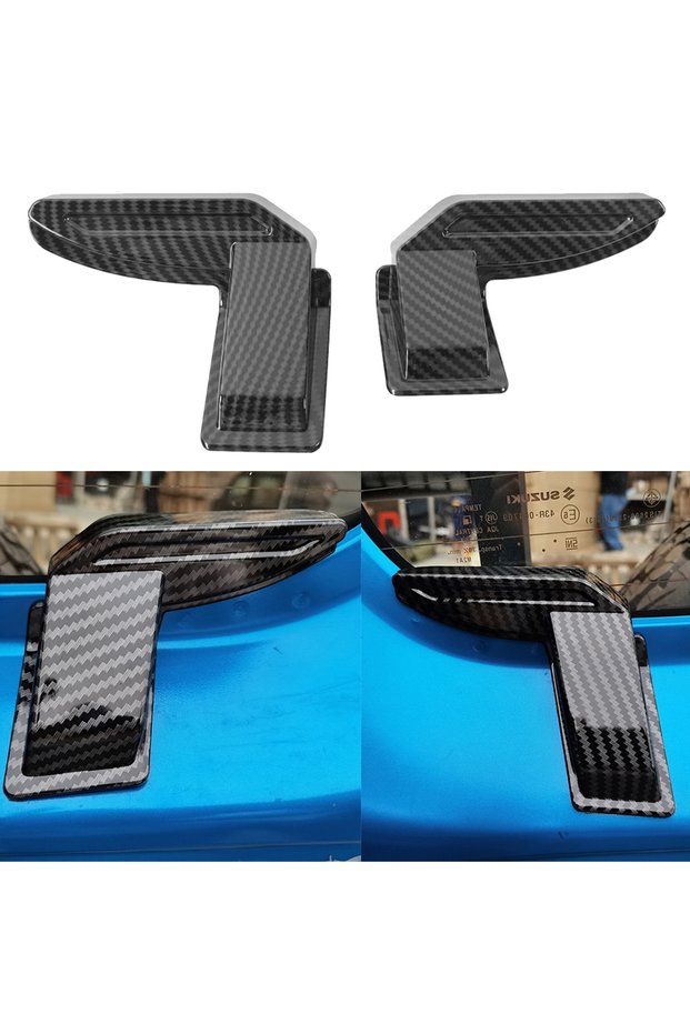 Carbon Fiber Grain Car Rear Windshield Heating Wire Protection Demister Cover for Suzuki Jimny JB64