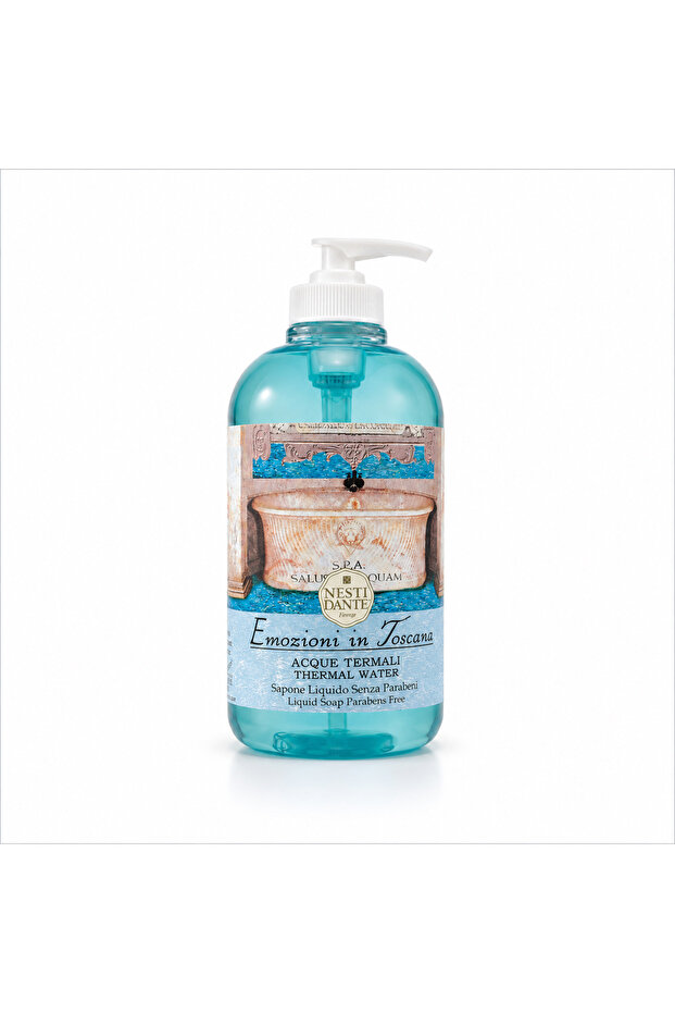 Emozioni in Toscana Thermal Water & Hamamelis Virginiana Bath & Shower Gel 500ml - Italian Luxury Body Wash, Handcrafted, Refreshing & Nourishing Cleanser, Plant-Based Skincare