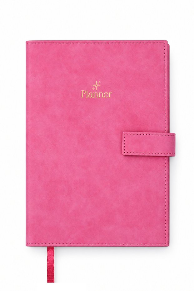 Executive A5 Undated Agenda & Planner – Vegan Leather