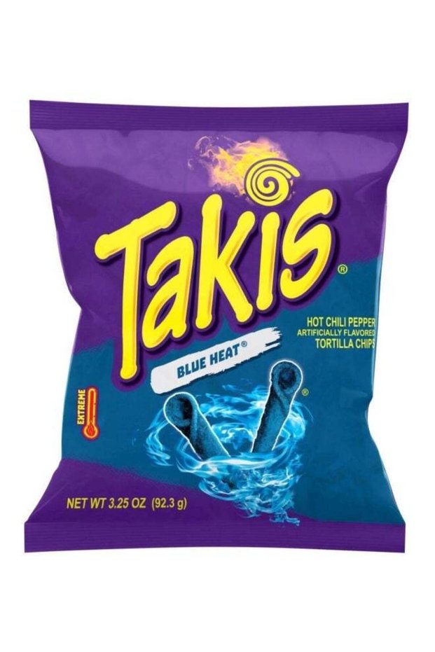 Blue Heat Hot Chili Pepper Tortilla Chips 92.3g