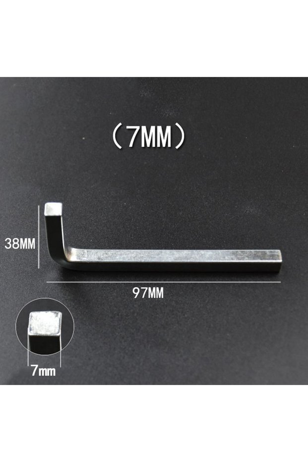 7mm 3-10mm L Shaped Square Head Wrench Square Key 4Point Chromium Vanadium Steel Wrench Screwdriver