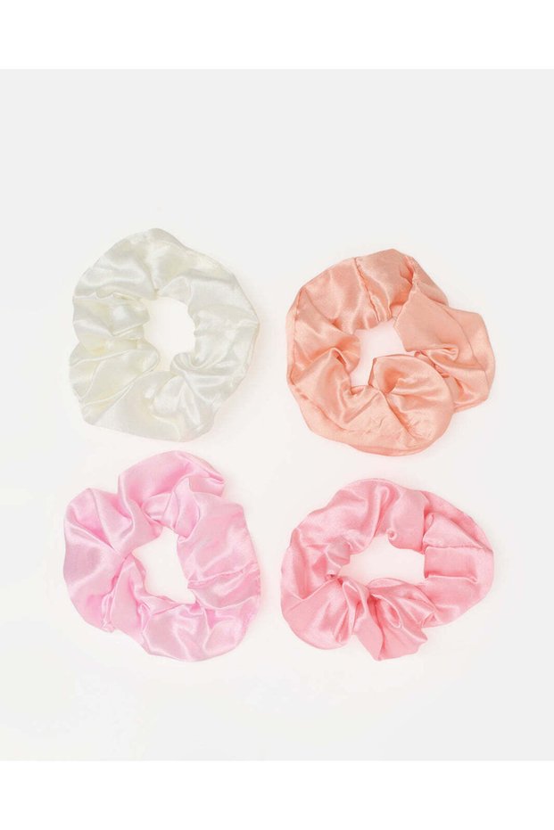 Women Assorted Scrunchies 4 Piece Set