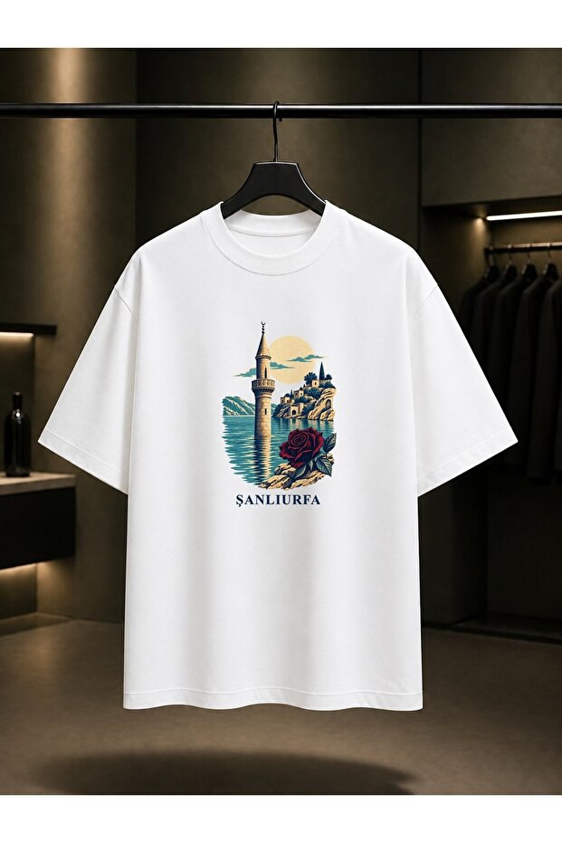 Şanlıurfa Halfeti Printed Unisex 100% Cotton T-Shirt