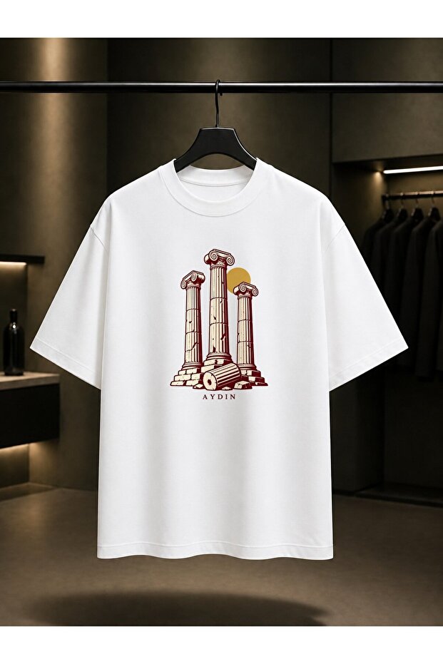 Aydın Didyma Apollon Temple Printed Unisex 100% Cotton T-Shirt