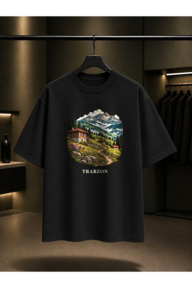 Trabzon Yayla Printed Unisex 100% Cotton T-Shirt