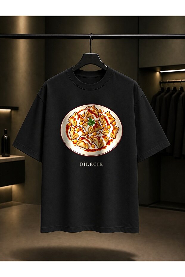 Bilecik Chickpea Ravioli Printed Unisex 100% Cotton T-Shirt