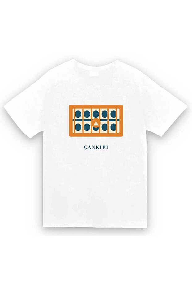 Çankırı Wheat Market Medresesi Printed Unisex 100% Cotton T-Shirt