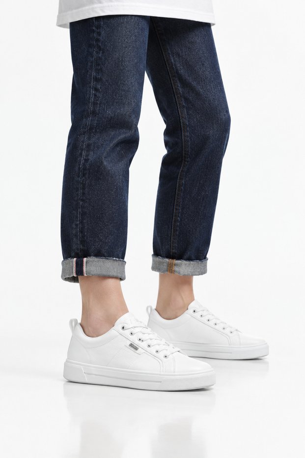 Mr-8330 Women's Daily White Sneaker Comfort Casual Anatomical Sports Shoes