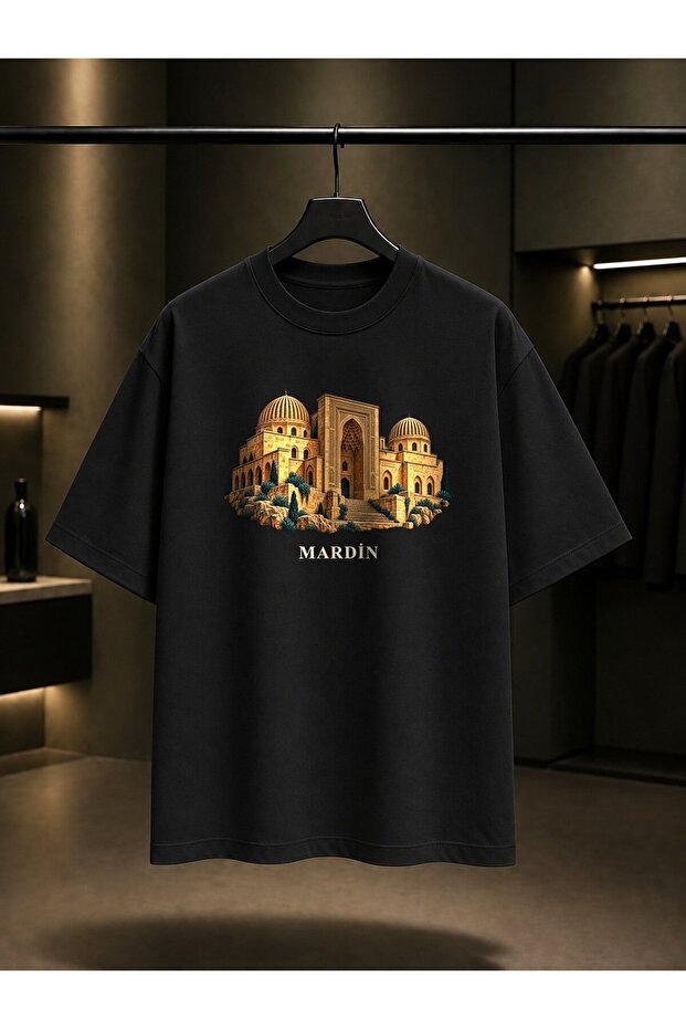 Mardin Zinciriye Medresesi Printed Unisex 100% Cotton T-Shirt