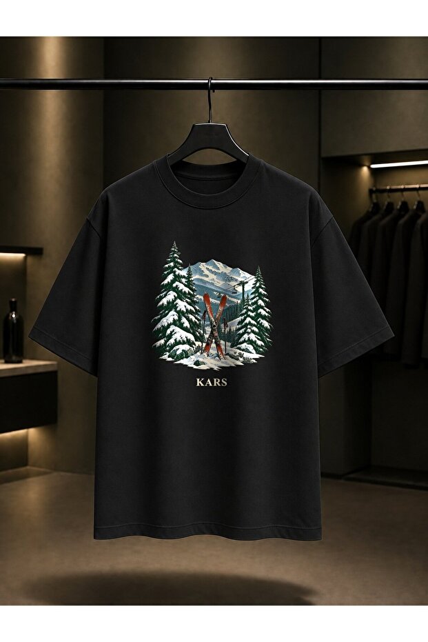 Kars Sarıkamış Printed Unisex 100% Cotton T-Shirt