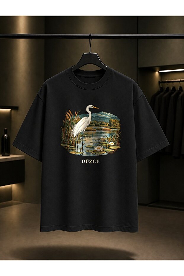 Efteni Lake Printed Unisex 100% Cotton T-Shirt