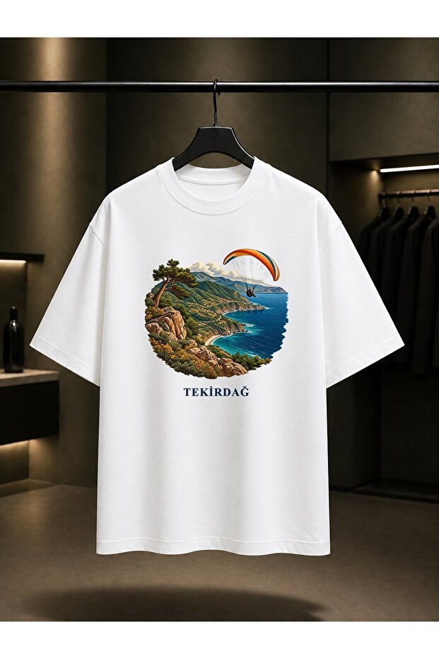 Tekirdağ Uçmakdere Printed Unisex 100% Cotton T-Shirt