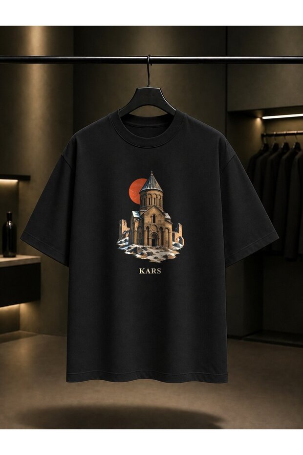 Kars Ani Ören Yeri Printed Unisex 100% Cotton T-Shirt