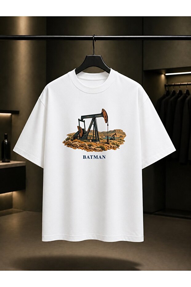 Batman Raman Petrol Printed Unisex 100% Cotton T-Shirt