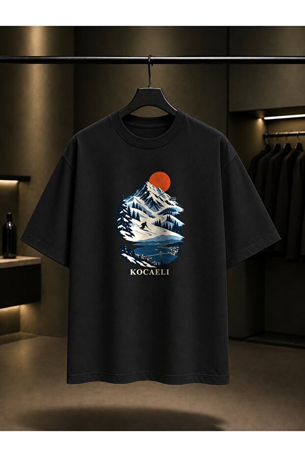 Kocaeli Kartepe Ski Printed Unisex 100% Cotton T-Shirt