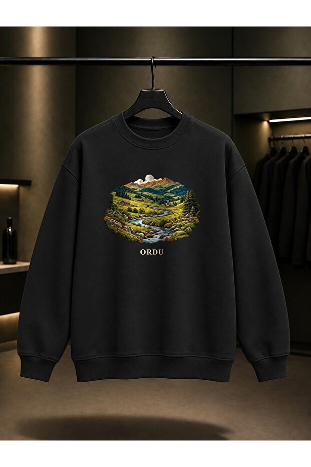 Army Thursday Mountain Printed Unisex 100% Cotton Sweatshirt