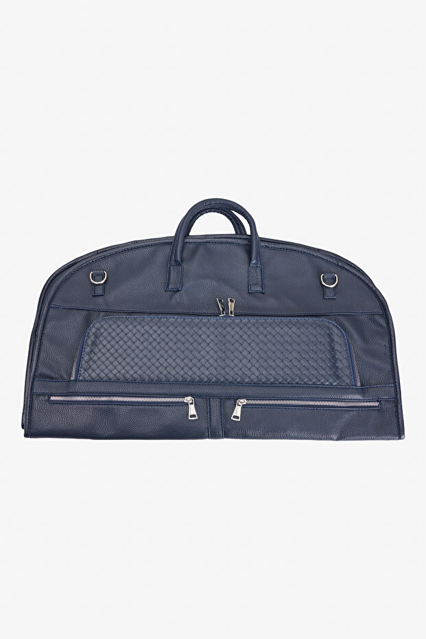 Men's Navy Blue Suit Bag