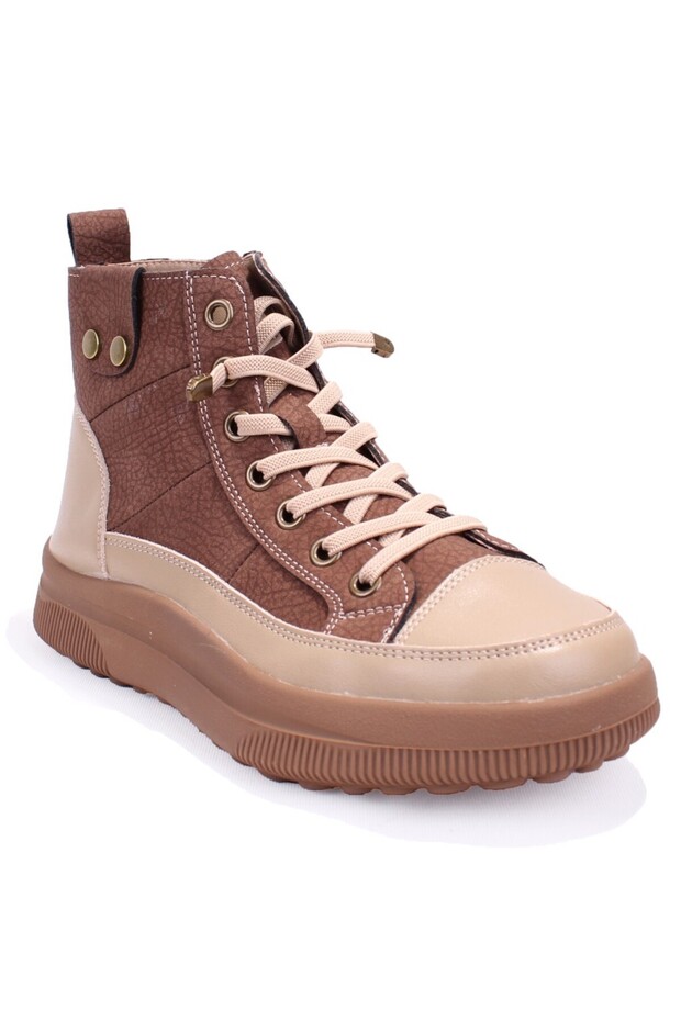 Vega Brown Orthopedic Fur Women's Sports Boots