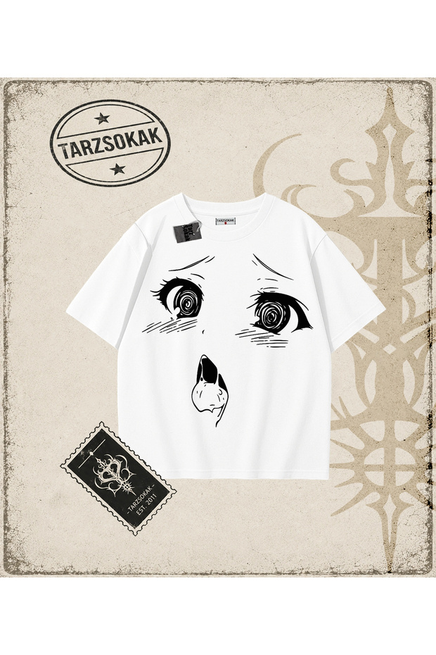 Anime Printed Oversize Unisex T-Shirt