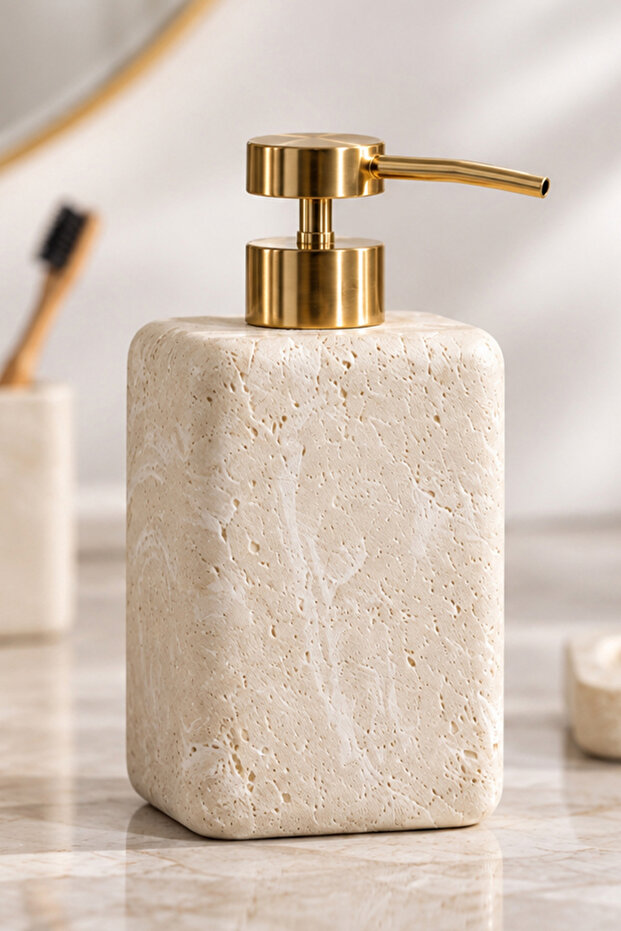 Niklas Liquid Soap Dispenser - Beige