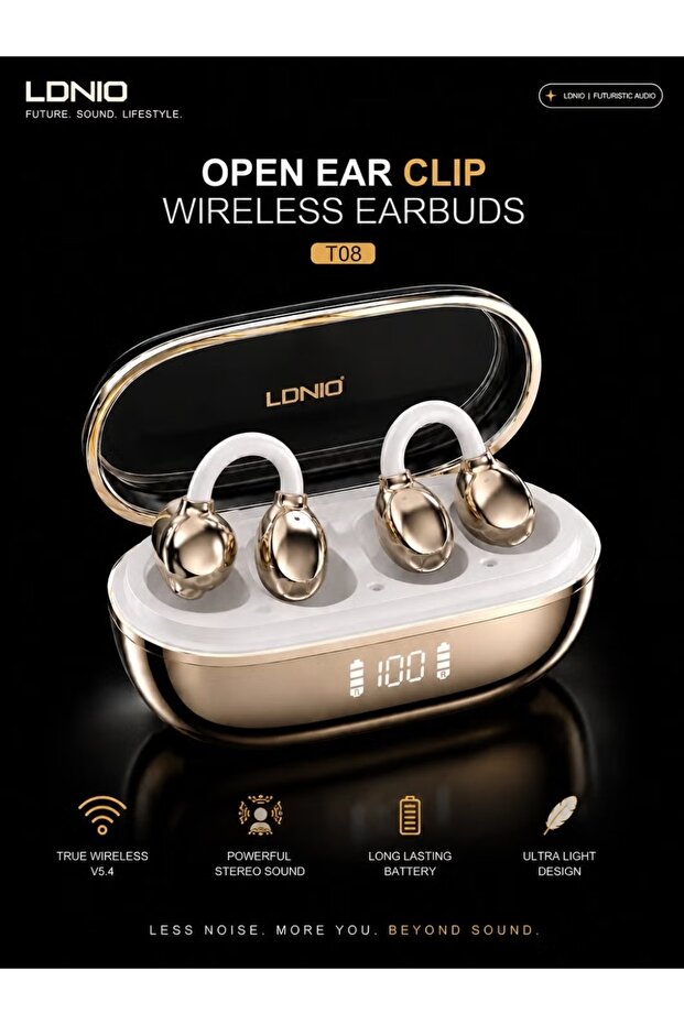 Wireless Stereo BT Open Ear Clips Wireless In-Ear Bluetooth