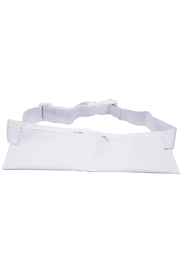 Ihram Belt, Money Belt, 5 Pieces, Elastic Palaskal, for Use in Hajj and Umrah, White Color