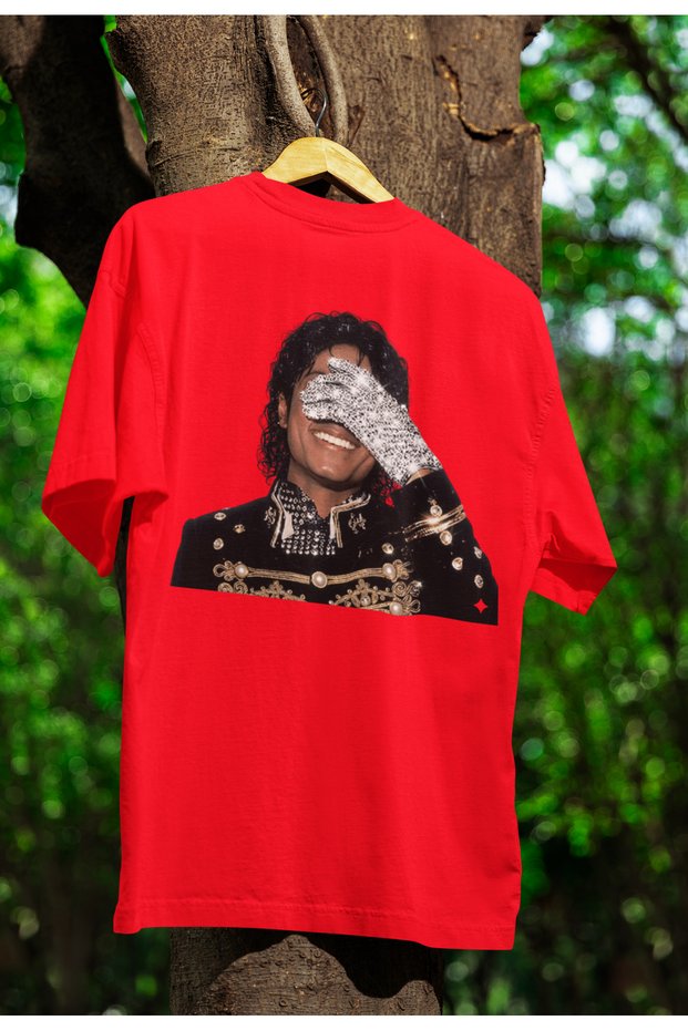 Jockson Printed Crew Neck Cotton Oversize Fit Unisex Short Sleeve T-Shirt