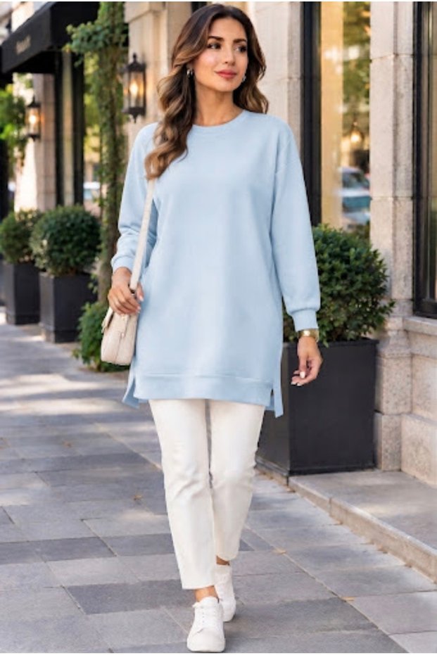 Modal Fabric Hijab Tunic