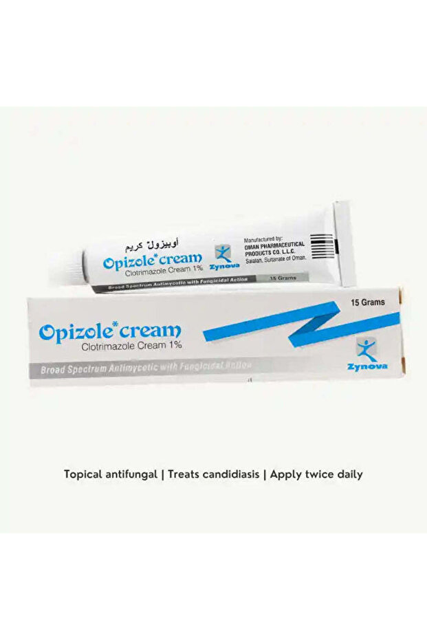 Opizole 1% Clotrimazole Antifungal Cream 15g