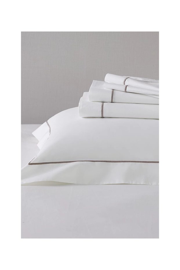 Savoy Corded Egyptian Cotton Flat Sheet
