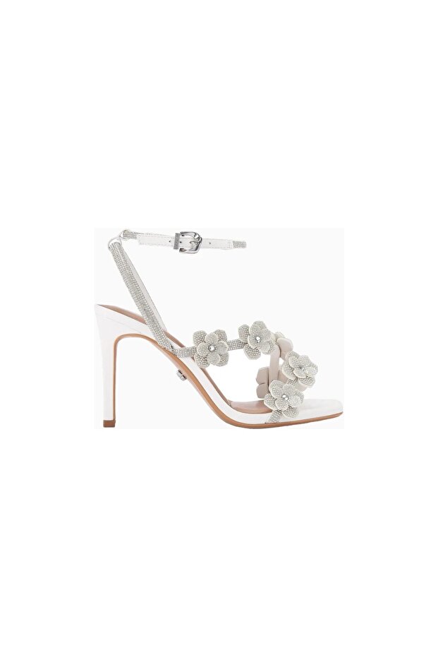 Petalo 90 Crystal Stone Luxury Women's Heeled Sandals