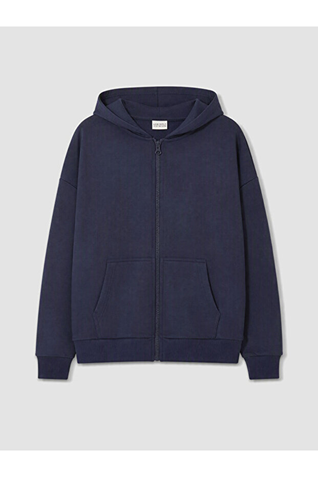 Stoned Hooded Zipper Girl Sweatshirt from Uzg Store for Style Enthusiasts