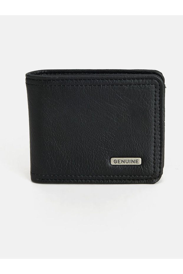 Lcw Accessories Black Men's Wallet with Nevavm Difference