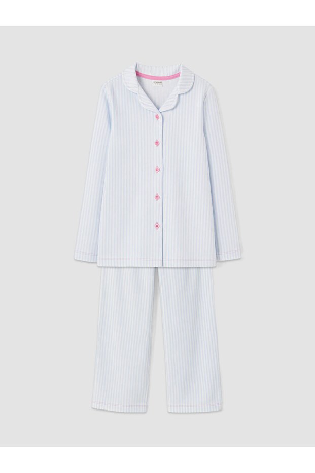 I Shirt Roba Collar Girl's Pajama Set from Freezen Store
