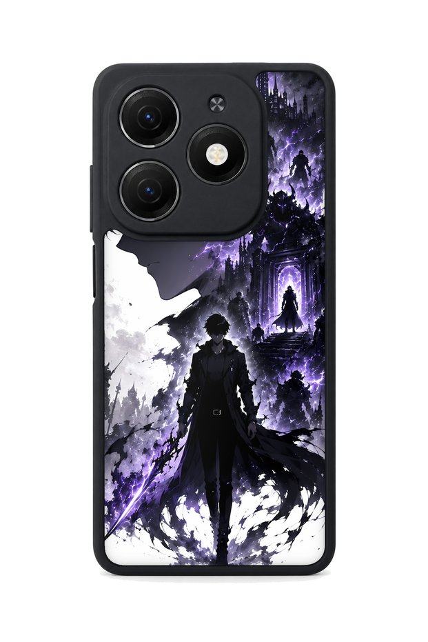 Spark 20 Compatible Sololeveling Patterned Camera Protected Shockproof Case