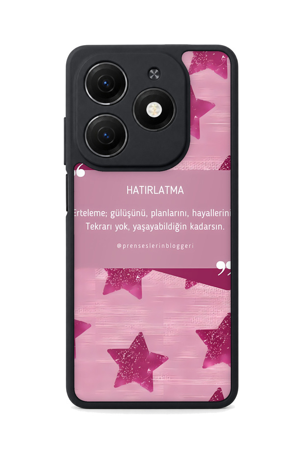 Spark 20 Compatible Shockproof Case with Reminder Pattern and Camera Protection