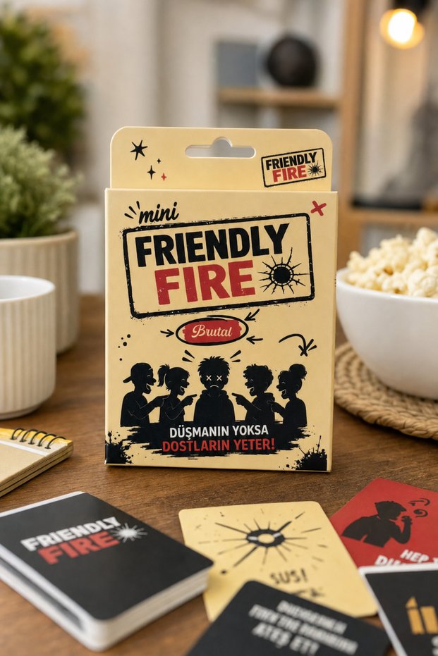 Mini Friendly Fire Brutal Fun Friend Card Game - Hilarious Moments