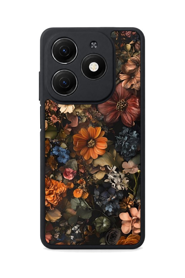 Spark 20 Compatible Bouquet Patterned Camera Protected Shockproof Case