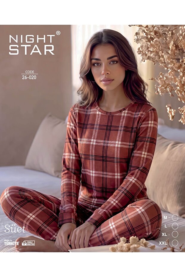 Nova Plaid Super Soft Tile Pajama Set
