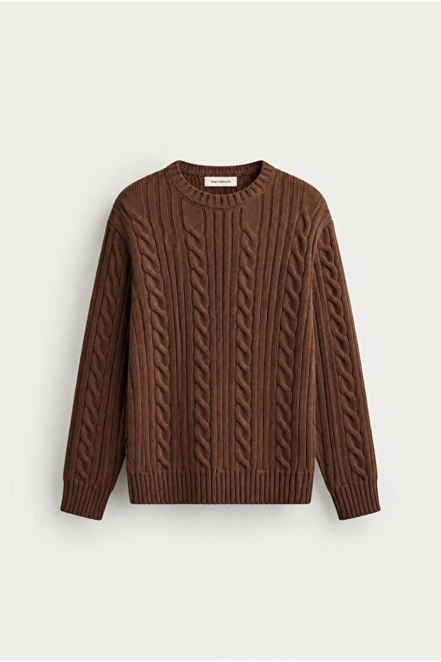 Men's Knitwear Knitted Patterned Thick Sweater