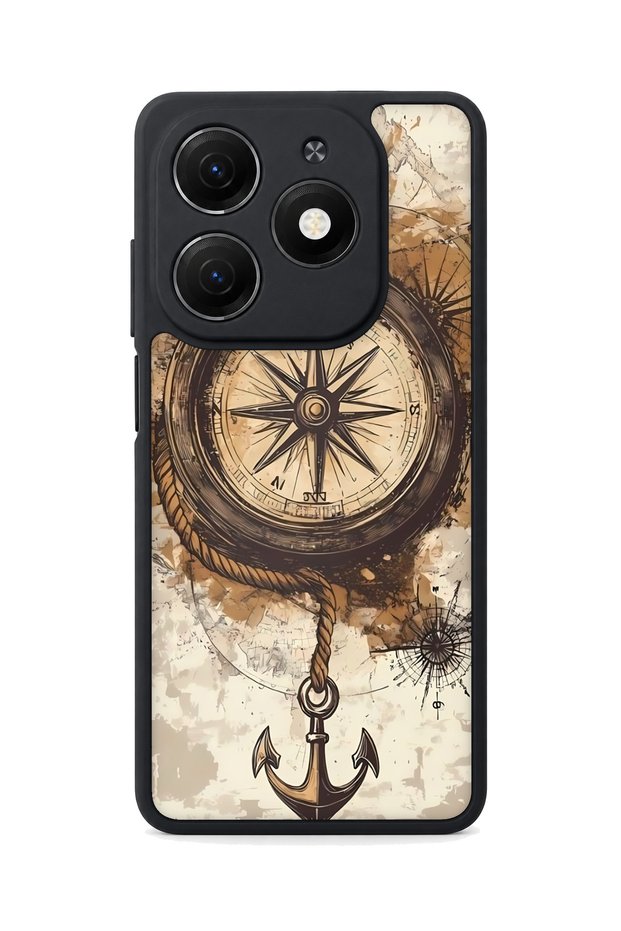 Spark 20 Compatible Compass Patterned Camera Protected Shockproof Case