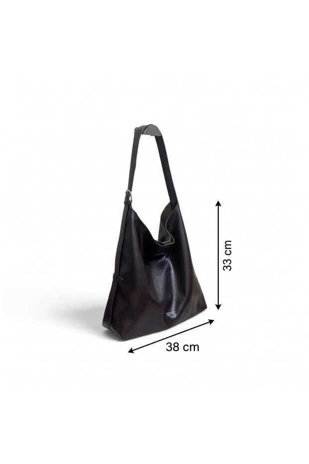 A Quality Double Women's Shoulder Bag with Inner Crossbody Bag