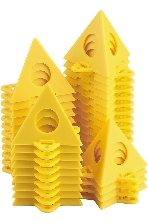 40 Pcs Painters Pyramid Stands,Paint Triangle Stand for Cabinet Doors and Canvas,Mini Cones Tripods for Painting and Staining