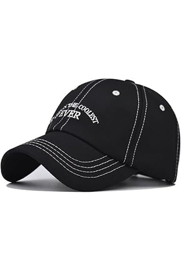 Classic Thick Thread Embroidery Cotton Baseball Cap,Adjustable Unisex Sports Hat
